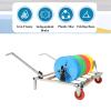 BXKCFYBSQ Wire Spool Rack with Wheel,Multi-Spool Wire Rack Dispenser,Heavy Duty Spool Cable Dispenser,for Electrical Industrial Retail Use,330lbs Capacity(60x67x35cm) view 4