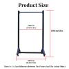 BXKCFYBSQ Wire Spool Rack with Wheel,Heavy Duty Spool Cable Dispenser,Ribbons Roll Storage Rack,for Electrical Industrial Retail Use,330lbs Capacity(160x50cm) view 2