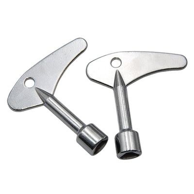 Cosyhat XLJP 2PCS/Set Silver Inner Triangle Key Wrench Household Elevator Water Meter Electric Control Cabinet Electric Meter Valve Universal Tool