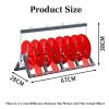 BXKCFYBSQ Foldable Wire Spool Rack,Wiring Spool Dispenser,Heavy Duty Spool Storage Holder,for Electrical Industrial Retail Use,220lbs Capacity(67x28x38cm) view 2