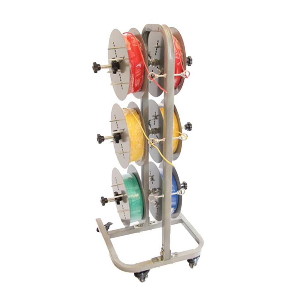 BXKCFYBSQ Wire Spool Rack,Wiring Spool Dispenser,Heavy Duty Multi-Spool Wire Rack Dispenser,for Electrical Industrial Retail Use,330lbs Capacity(Style 2)