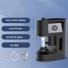 Diamond Inscription Viewer, 30-200X Diamond Waist Code Microscope, with LED Fill Light and Dual Screen Display, for Diamond Testing, Textile Industry view 2
