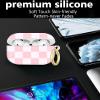 Compatible with AirPod Pro 2nd/1st Generation Case Cover with Key Chain,Full Protective Shockproof Wireless Headphone Case for Airpod Pro 2023/2022/2019(Pink Checkers) view 2