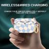 Compatible with AirPod Pro 2nd/1st Generation Case Cover with Key Chain,Full Protective Shockproof Wireless Headphone Case for Airpod Pro 2023/2022/2019(Blue Checkerboard) view 3