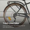 Overade AIRFLEC x2 - Bike Mount for AirTag GPS Tracker - Wheel Reflectors - Bicycle Anti-Theft Alarm view 3