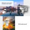 2MP Solar Security Camera Outdoor, 360 View Pan Tilt Security Camera Outside with Night Vision, PIR Alarm view 3