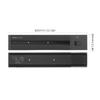 1.31 feet Socket Track System, 6000W Kitchen Home Power Outlet Rail with Design, Concealed Installation Way for Desk Table TV Cabinet Office (Black) (Black) view 2