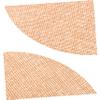 QUMIIRITY 2pcs Fringe Lamp Shade Ceiling Lamp Shade Glare Lampshade Diffuser Replacement for Living Room Light Fixture Heat-resistant Lampshade Cover view 3