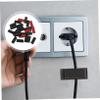 Angoily 25pcs Self-Adhesive Cable Fixing Clips for Wire Organization and Stable Cord Holders for Use for Managing Cables and Wires view 4