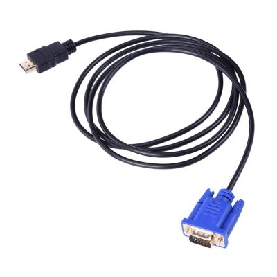 1080P HDTV HDMI-Compatible to Male 15Pin Adapter Connector Cable Fit Compatible PC TV(1M)