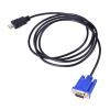 1080P HDTV HDMI-Compatible to Male 15Pin Adapter Connector Cable Fit Compatible PC TV(1.8M) view 1