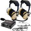 Navatlas NIO132PK Compact Intercom with Premium Over the Head Headset - Beige view 1