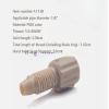 10PCS 1/8 inch Integrated Connector FJ-128 Pipe Joint Hand Tight Fittings, Two Pieces- view 2