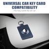 2 Pack Card Holder Case for AirTag & Tesla Key Card Compatible with Tesla Model 3 Y S X Key Cards Accessories Soft Silicone Protective Case Cover Scratch-Resistant Easy to Install (4 Blue) view 3