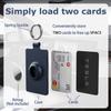 2 Pack Card Holder Case for AirTag & Tesla Key Card Compatible with Tesla Model 3 Y S X Key Cards Accessories Soft Silicone Protective Case Cover Scratch-Resistant Easy to Install (4 Blue) view 4