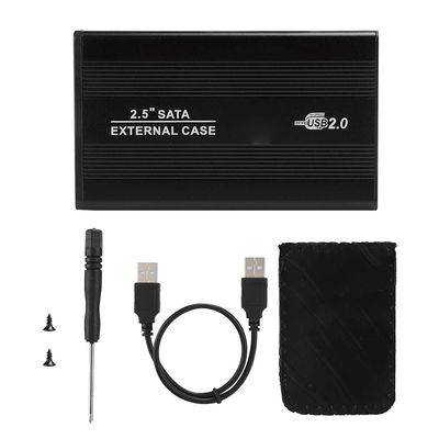 2.5in Hard Disk Box USB 2.0 Aluminum Case - Data Storage for Tech Enthusiasts