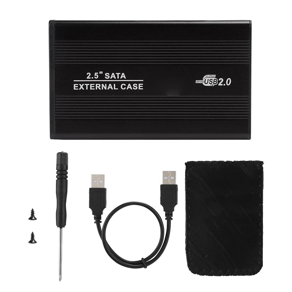 2.5in Hard Disk Box USB 2.0 Aluminum Case - Data Storage for Tech Enthusiasts
