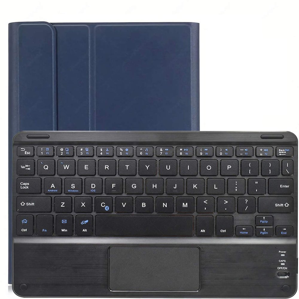 Aidashine Keyboard Case for Galaxy Tab A7 10.4" 2020 with Touchpad, Wireless Detachable Keyboard with Protective Cover,Blue