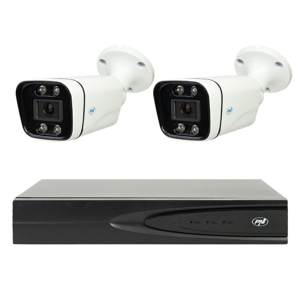 NVR POE Video Surveillance Pack, 2 Cameras