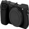 Camera Case for Sony Alpha A6100 A6300 A6400, Soft Silicone Protective Cover Housing Rubber Body Skin for Sony Alpha A6100 A6300 A6400 ILCE-6100 ILCE-6300 ILCE-6400 Digital SLR Camera Bag Black view 1