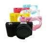 Camera Case for Sony Alpha A6100 A6300 A6400, Soft Silicone Protective Cover Housing Rubber Body Skin for Sony Alpha A6100 A6300 A6400 ILCE-6100 ILCE-6300 ILCE-6400 Digital SLR Camera Bag Black view 3