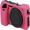 Camera Case for Sony Alpha A5000, Soft Silicone Protective Cover Housing Rubber Body Skin for Sony Alpha A5000 ILCE-5000 Digital SLR Camera Bag Rose view 1