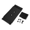 Adjustable Laptop Stand, Portable Laptop Desk Table with Cooling Fan, Mouse Board, 360 Adjustable Foldable Laptop Desk for Home Office Bed Couch Floor (Black) view 1
