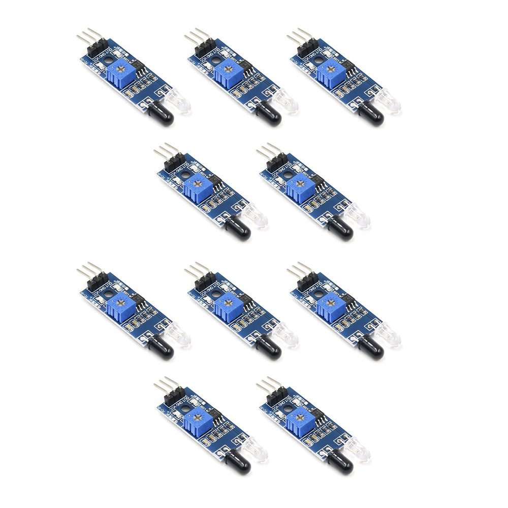 Smart Car IR Infrared Obstacle Avoidance Sensor Modules for Arduino, 10Pcs