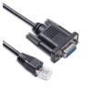 9Pin D-Sub DB9 Female RS232 Serial to RJ45 8P8C Communication Cable for MPP Inverter PC Communication(1.8M) view 1