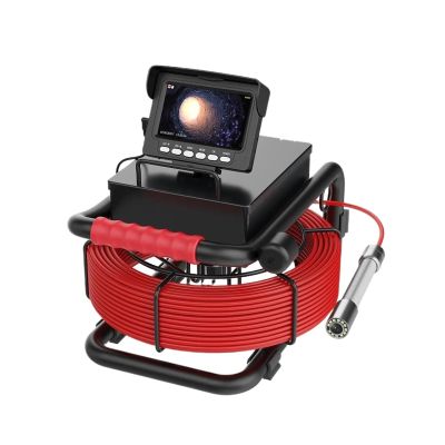 Drain Inspection Camera Sewer Pipe Inspection Camera, 16GB Card DVR IP68 Drain 17/22 MM Sewer Pipeline Industrial Endoscope with 4.3 Monitor 5600MAH