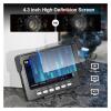 Drain Inspection Camera Sewer Pipe Inspection Camera, 16GB Card DVR IP68 Drain 17/22 MM Sewer Pipeline Industrial Endoscope with 4.3 Monitor 5600MAH view 3