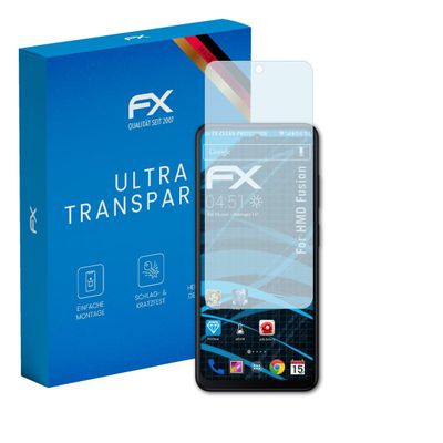 atFoliX Screen Protection Film compatible with HMD Fusion Screen Protector, ultra-clear FX Protective Film (3X)