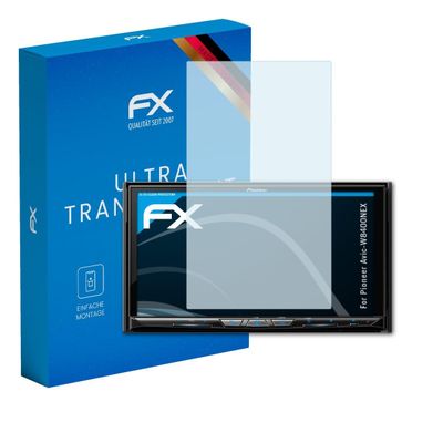 atFoliX Screen Protection Film compatible with Pioneer Avic-W8400NEX Screen Protector, ultra-clear FX Protective Film (2X)