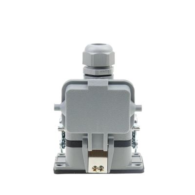 BHUPWZE Heavy Duty Connector He-06-5-6 6 Core Pins High Base with Protective Cover Aviation Industry Waterproof Plug Socket 500V 16A(6 core top Outgoing)