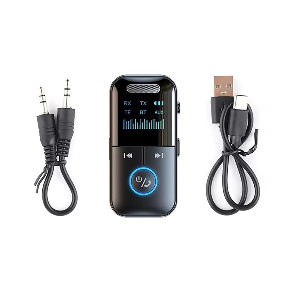 Bluetooth 5.4 Audio Music Wireless Receiver, AUX 3.5mm Home Car Handsfree Adapter