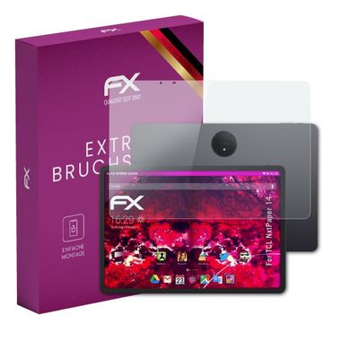 atFoliX Plastic Glass Protective Film compatible with TCL NxtPaper 14, 9H Hybrid-Glass FX Screen Protector