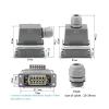BHUPWZE HDC-HA-10/16 Small Heavy Duty Connector Aviation Waterproof Plug Socket 250V 16A(16 core top line) view 3