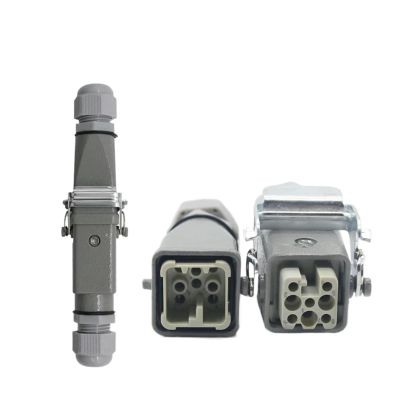 BHUPWZE Heavy-Duty Connector 8(7 + 1) 16A 500V HA-004-6 is Connect The Cold Pressure Heat Channel Flow