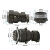 BHUPWZE Aviation Plug Socket Round Connector P40 Series 3.9.14.16core Diameter 40MM(3 core) view 2