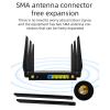 5G CPE 6 Router, Dual Band WiFi6 5G CPE Router with SIM Card Slot, 1000Mbps Gigabit Ethernet Network with 8 Antennas, for Middle East, Asia, Africa (US Plug) view 3