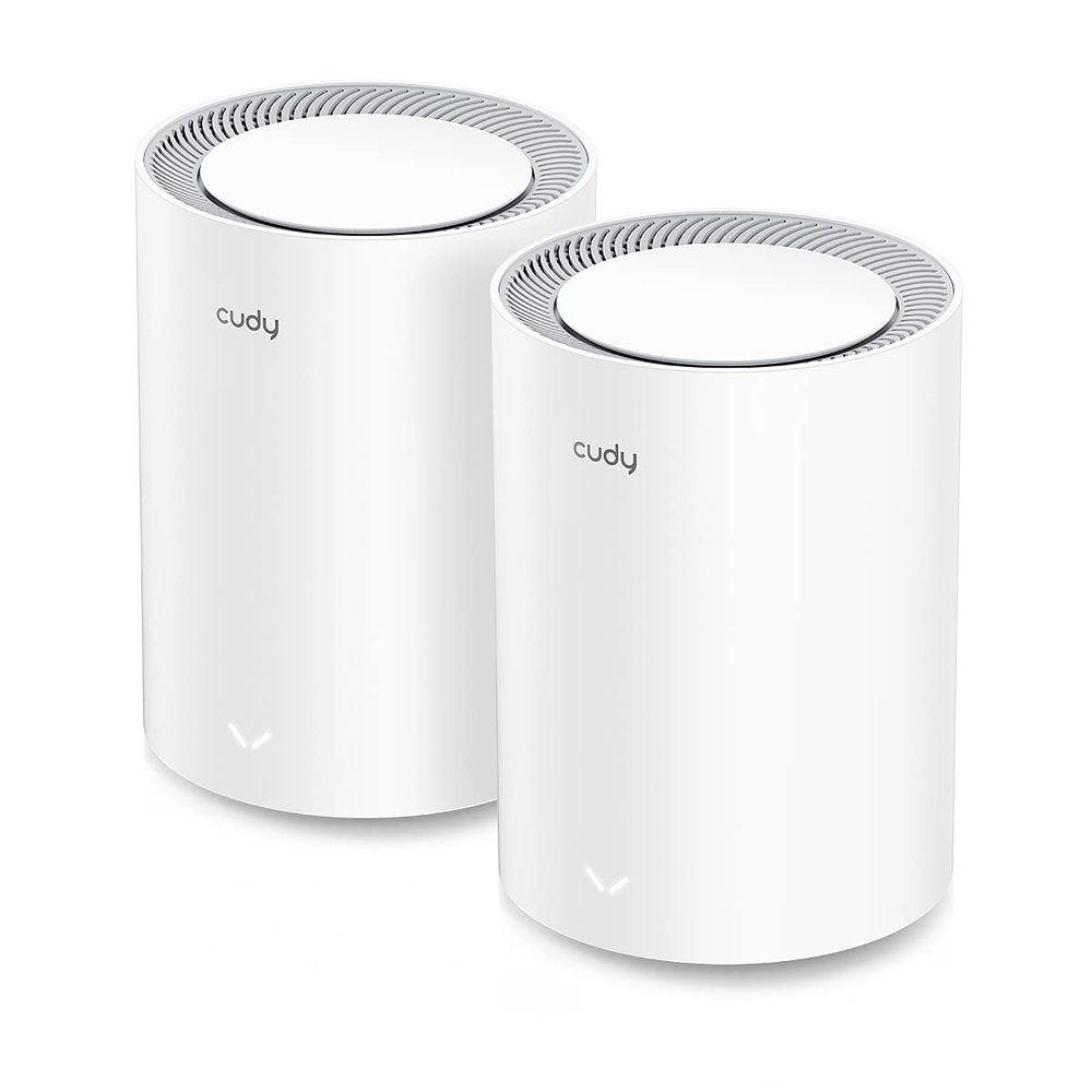 Cudy WiFi 6 Mesh Router AX3000, 2.5G Port, Whole Home Mesh WiFi System, Dual Band 3000Mbps, Connect 200+ Devices, App Control & Parental Control, VPN Router for Gaming, Streaming & Smart Home, 2-Pack