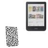 BoxWave Case Compatible with Kobo Clara Colour - Snow Leopard Plush SlipSuit, Animal Leopard Print Padded Soft Sleeve view 1