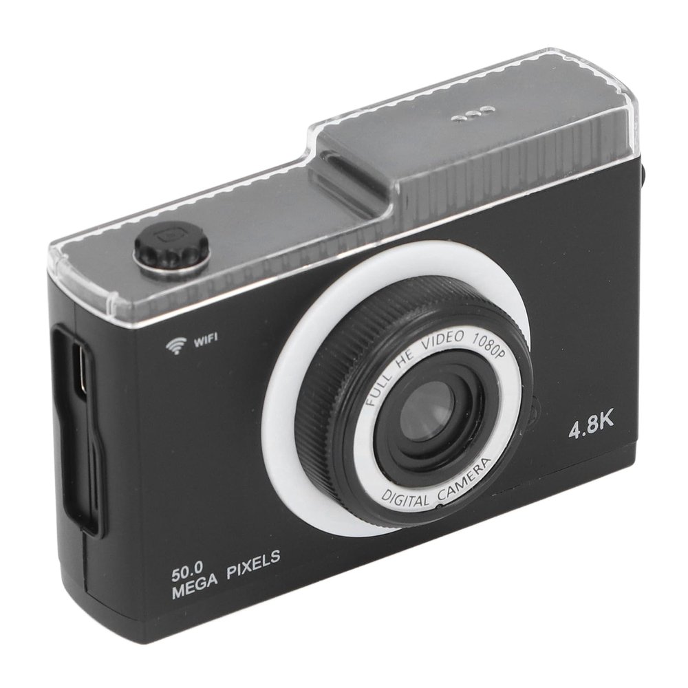 Digital Camera, 1080P HD Vlogging Camera, 48MP 8X Digital Zoom Vintage Camera, Anti Shake Portable Compact Point and Shoot Camera for Teens Adult Beginner