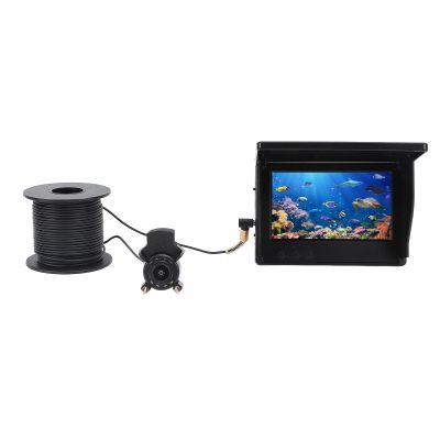 Underwater Fishing Camera, 1080P HD Ice Fishing Camera with 4.3in Visible Large Screen, Portable Fish Finder Camera with 15m Cable for Boat Lake Kayak Fishing