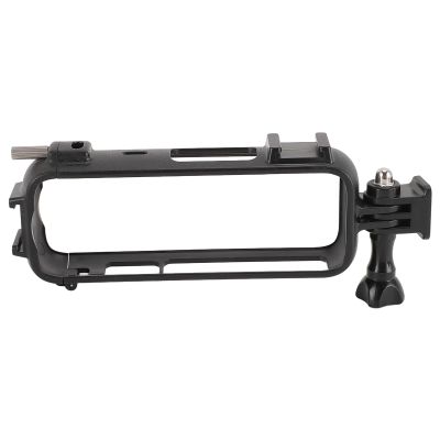 Camera Cage for X4 Action,Action Camera Cage Lightweight Anti Fall Off with Cold Shoe 1/4inch Thread Camera Utility Frame for X4 Action Camera