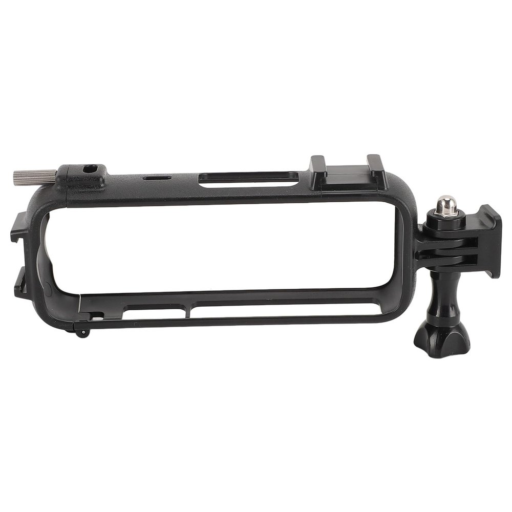 Camera Cage for X4 Action,Action Camera Cage Lightweight Anti Fall Off with Cold Shoe 1/4inch Thread Camera Utility Frame for X4 Action Camera