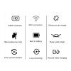 GOWENIC Pet Action Camera, UHD Lens Vivid Images and Videos with Rich Colors, Magnetic Base, 1080P 2MP Camera with Back Clip, 1/4in Thread Case, for, OS x, (Black) view 2