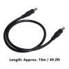 49.2FT DC Male to Male Power Cable Satellite Power Charging Cord Rectangular Satellite Extension Cable for 100W PD view 2