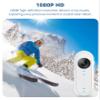 Diyeeni Mini Action Camera 1080P Sports Camera with EIS Anti Shake Wearable Body Camera Helmet Camera Vlogging Camera Accessory for Cycling Travel view 2