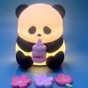 Cute Night Light Nursery Night Lights Panda Night Light for Kids Room Squishy Panda Light for Kids Panda Night Light Breastfeeding Night Light for Bedroom Baby Nursery view 1